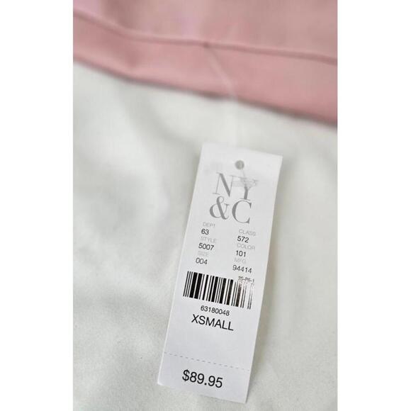 NY&C Pink Women's Faux Leather Biker Jacket Size XS NWT - Picture 8 of 11